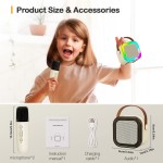 Portable Karaoke Machine Factory - Mini Bluetooth Speaker Microphone Gifts for Kids Age 4-12