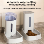 Smart Pet Feeder Manufacturer - Automatic Feeder Water Dispenser Anti-Tip Plastic Bowl