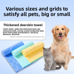 Pet Cleaning Towel Manufacturer - PMS PVA Car Wash Towel Absorbent Faux Suede Bath