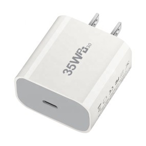 Type-C充电器生产厂家-35W PD QC3.0 Type-C USB快充适配器iPhone兼容笔记本手机