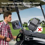 Golf Speaker Manufacturer - Portable Bluetooth Speaker Magnetic 15W Loud with Bass Outdoor