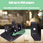 Restaurant Pager System Supplier - 2025 Long Range 984ft with Touch Keyboard 16 Buzzers