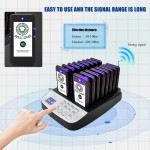 Restaurant Calling System Supplier - 2025 Guest Service System with 16 Wireless Pagers