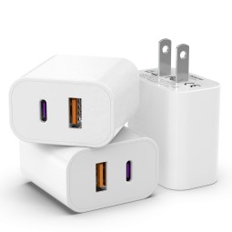 USB Charger Manufacturer - 20W Super Fast Charging USB a PD Smart 5V Input 3A Output