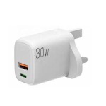 Travel Charger Supplier - UK New Design 30W Gan Mini Travel Charger Home Mobile 2 Ports