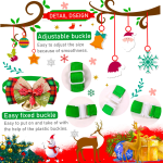 Pet Collar Tie Factory - New Christmas Bell Bow Fashion Polyester Collar Tie for Pet