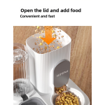 Eco-Friendly Pet Feeder Factory - 2 in 1 Automatic Feeder Cat Dog Water Dispenser