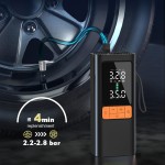 Cordless Tire Inflator Factory - Multifunction Mini Air Pump 4000mAh Portable Digital