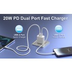 USB Charger Manufacturer - 20W Super Fast Charging USB a PD Smart 5V Input 3A Output