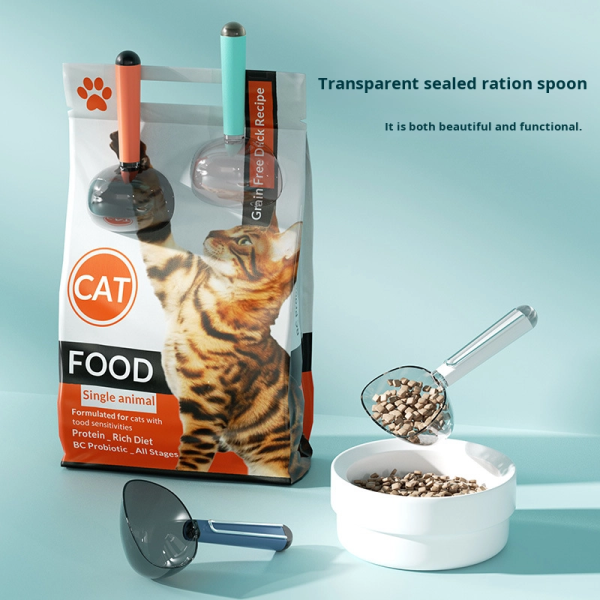 Pet Food Scoop Manufacturer - Capabilities Long Handle Measuring Shovel with Drying Clip