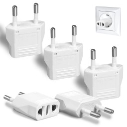 Travel Adapter Supplier - 2025 Hot Items-Portable EU/US Plug Adaptor Euro/USA Outlet USB