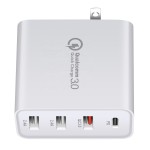 Wall Adapter Manufacturer - 2025 USB Type-C PD 4 48W Travel Portable with 4 USB Ports for