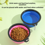 Collapsible Pet Bowl Manufacturer - 350ml/1000ml Portable Silicone Bowl Foldable Hot
