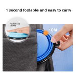 Collapsible Dog Bowl Factory - Personalized Rubber Silicone Food Water Bowl with Lid