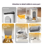 Eco-Friendly Pet Feeder Factory - 2 in 1 Automatic Feeder Cat Dog Water Dispenser