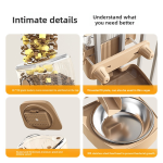 Automatic Pet Feeder Supplier - Cage Plastic Hanging Water Dispenser Cat Drinking Bowl