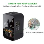 Universal Travel Adapter Factory - All-in-One Dual USB Charging with PD Function for Laptop