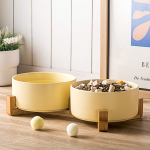 Slow Feeder Bowl Factory - Manufacturer Wholesale Custom Logo Elevated Ceramic Bowl