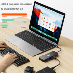USB Hub Factory - Cross-Border USB Hub 3.2 Type-C HD+DP+VGA Triple Display MST Multi-screen