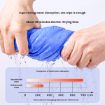 Pet Cleaning Towel Manufacturer - PMS PVA Car Wash Towel Absorbent Faux Suede Bath