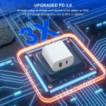 USB Charger Manufacturer - 20W Super Fast Charging USB a PD Smart 5V Input 3A Output