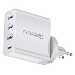 Wall Adapter Manufacturer - 2025 USB Type-C PD 4 48W Travel Portable with 4 USB Ports for