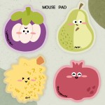 Office Mouse Mat Supplier - Custom Shape Cartoon Fruit INS Style Colorful Color Matching