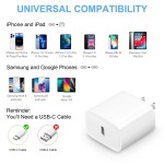 USB C Wall Charger Factory - 2025 Hot 20W USB C Wall Charger Block PD Power Adapter with