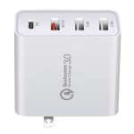 Wall Adapter Manufacturer - 2025 USB Type-C PD 4 48W Travel Portable with 4 USB Ports for