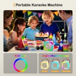 Portable Karaoke Machine Factory - Mini Bluetooth Speaker Microphone Gifts for Kids Age 4-12