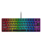 Computer Keyboard Supplier - 2025 Russian 61-Keys Wired RGB Luminous Blue Switches USB