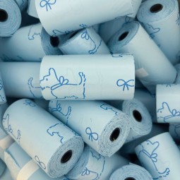 Pet Waste Bag Manufacturer - Custom Logo Printing Cute Pattern Biodegradable Toilet Bag