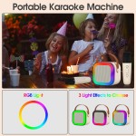Karaoke Machine Supplier - 2025 Karaoke Machine for Kids Adults Mini Portable with 2 Microphones