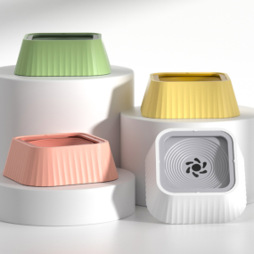 宠物碗供应商-批发可定制Logo不湿嘴饮水机浮球碗宠物喂食器