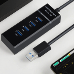 USB Hub Factory - USB 3.0 One-to-Four High-Speed Hub 4-Port Splitter Expansion with Charging