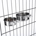 Bird Feeder Supplier - Brazil Stainless Steel Anti-Chewing Food Cup Bowl for Parrot