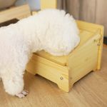 Pet Feeder Manufacturer - High-end Brand Wooden Two-In-One Cats Dogs Bowl Dispenser