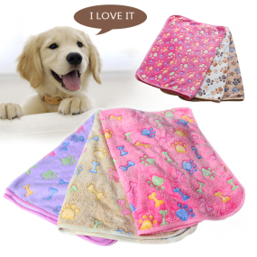Dog Bed Mat Supplier - Coral Fleece Blanket Printed Dog Bed Mat Manufacturer in Stock