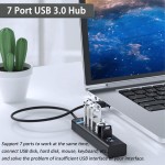 USB Hub Splitter Factory - High-Speed 7 Port USB 3.0 Multi Hub Convenient Accessory