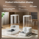 Auto Pet Feeder Manufacturer - Plastic Dog Cat Water Dispenser Refillable Drinking