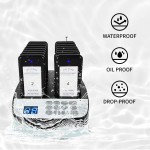 Restaurant Pager System Factory - 2025 Hot Items with 16 Wireless Call Buzzers Social