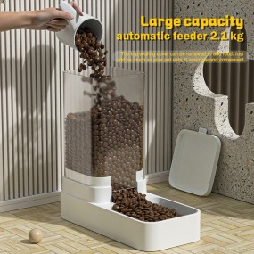Gravity Pet Feeder Factory - Automatic Dog Feeder Water Dispenser Set Large Capacity