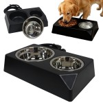 Pet Bowl Manufacturer - Deluxe Double-hole Constant Temperature Stainless Steel Liner