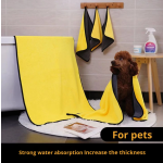 Pet Towel Factory - Custom logo Extra Thick Coral Fleece Super Absorbent Microfiber