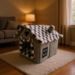 Pet Bed Factory - Dogs Cats House Nest Bed Small Size Universal All Seasons Warm