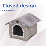 Pet Bed Factory - Dogs Cats House Nest Bed Small Size Universal All Seasons Warm