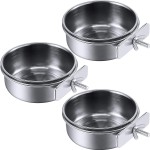 Bird Feeder Supplier - Brazil Stainless Steel Anti-Chewing Food Cup Bowl for Parrot