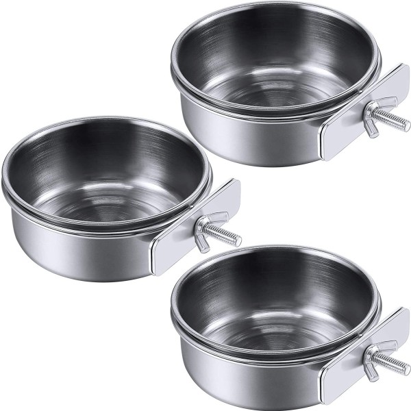 Bird Feeder Supplier - Brazil Stainless Steel Anti-Chewing Food Cup Bowl for Parrot