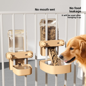 Automatic Pet Feeder Supplier - Cage Plastic Hanging Water Dispenser Cat Drinking Bowl