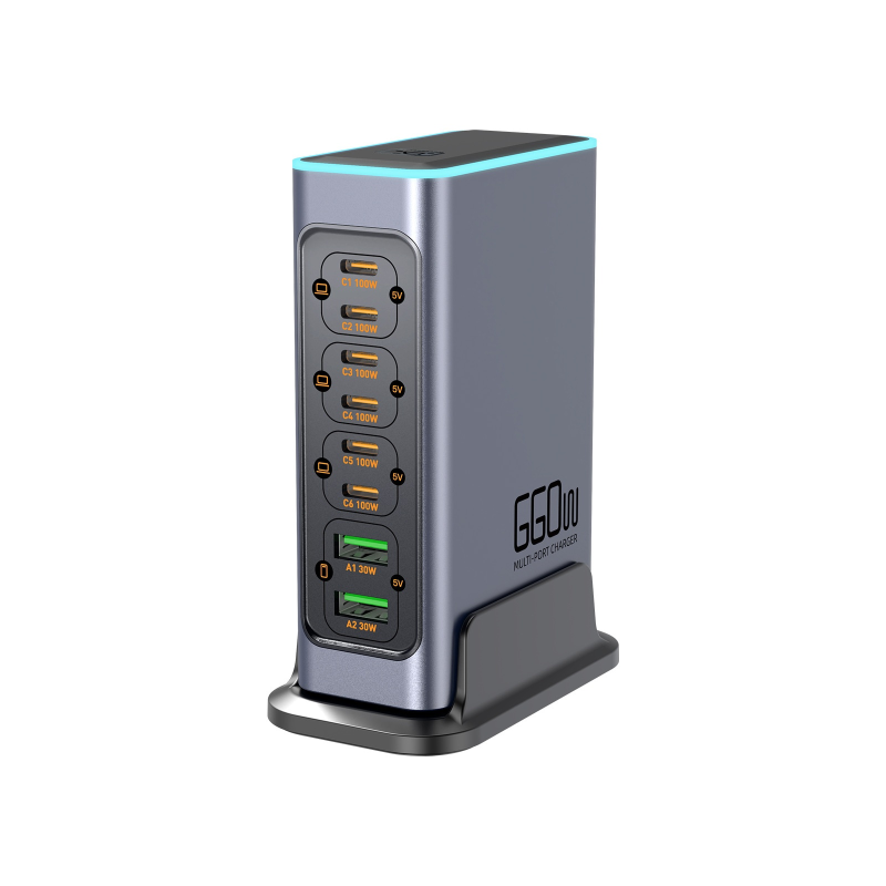 GaN Charger Manufacturer - Gallium Nitride Pd100W Multi-Port Fast Charger for Mobile Phones